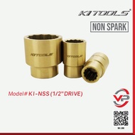 KI TOOLS NON SPARK 1/2 INCHES DRIVE SOCKET 10 11 12 13 14 15 16 17 18 19 20 21 22 23 24 25 26 27 28 