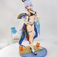 25CM Anime Genshin Impact Game Figure Kamisato Ayaka PVC Action Figure Collection Model Doll Child Kid Gifts