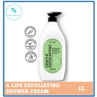 A.LIFE GENTLE EXFOLIATING SHOWER CREAM (1L) READY STOCKS [SUITABLE FOR SENSITIVE SKIN]