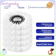 MOILYGOODSG 1pc Spin Mop Replacement Head, Round Shape Removable Mop Head Replacement, Durable Micro