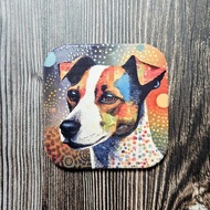 傑克羅素點點-吸水陶瓷杯墊