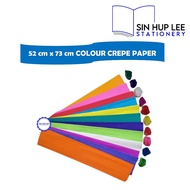 Colour Crepe Paper / Paper Flower / Crepe Tissue Paper 52cm x 73 cm