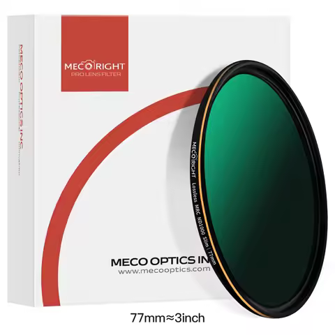 Mecoright MRC ND Filter Neutral Density Dim Nd8/64/1000 For Canon Sony Nikon Fuji Camera Lens 49 52