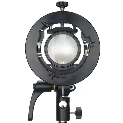 A23F-Speedlite Bracket S1 Updated S-Type Bowens Flash Holder Mount For Godox V1 V860III AD200 Ad400p