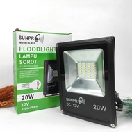 Lampu Sorot 20 Watt 12V IP66 Sunpro S - 902 Cahaya Putih | Floodlight  Lampu Sorot LED DC 12V Lampu 