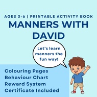 Kids Manners & Social Skills Coloring Book: Good Habits/Behavior Reward Chart | Printable Toddler Be