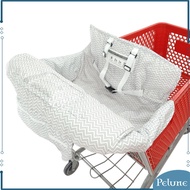 Pelune Shopping Cart Cover Protector 2 in 1 Pouch Multifunctional Trolley Cart Seat Pad for Children Restaurant Seat Infant Kids Baby