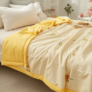 Summer Cool Quilt Airable Cover Summer Thin Duvet Duvet Insert Spring & Fall Dormitory Single Washab