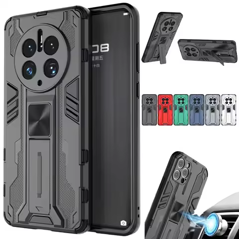 For Huawei Mate 50 Pro Case Shockproof Bumper Armor Phone Case For Mate 50 Mate50Pro Car Magnetic Ri