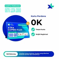 Promo Spesial Kartu Cantik XL X-tra Combo Seri 12 Bonus Kuota Utama 3000 GB Support Jaringan 4G/5G S