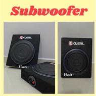 Underseat subwoofer 8 inches/ 10 inches