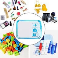 1pc/3pcs  Large Capacity Clear PVC Waterproof Portable Cosmetic Bag - Easy-to-Clean, Travel-Friendly