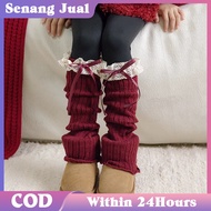 1Pair Long Leg Warmers Girls Lace Bows Leg Warmers