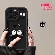 SS983 SOFTCASE CASE BLACK MONSTER EYES 3D FOR REALME 5 5S 5i 7i 10 11 C3 C11 C12 C15 C17 C20 C20A C2