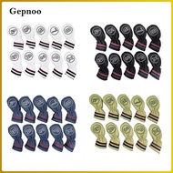 Gepnoo 10x Golf Club Head Covers Decoration with Number Tag Equipment Headcovers for Training Enthus