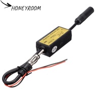 HONEYROOM Car FM Expander, FM 76-90 Mhz 12V FM Converter, Durable Plastic Black Car Frequency Change