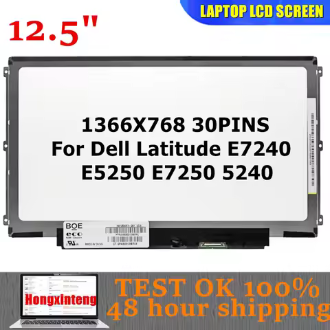 HB125WX1-201 B125XTN02.0 LP125WH2 TPF1 HB125WX1-100 Original 12.5INCH 1366X768 30PINS FOR Dell Latit