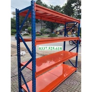 Medium load shelf with load capacity of 300kg/floor - C2m x W0.6m x D2m x 4 trays