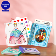 Mideer มิเดียร์ DIY Fashoin Manual ( Coloring + Craft + Stickers ) ชุดออกแบบดีไซน์เนอร์ตัวน้อย MD2201-MD2206