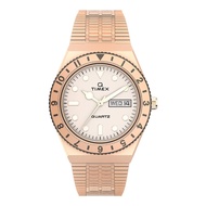 Timex TW2U95700 WOMENS Q นาฬิกาข้อมือผู้หญิง สายสแตนเลส Rose Gold หน้าปัด 36 มม.