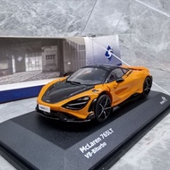 SOLIDO 1/43 MCLAREN 765LT MCLAREN Car Model Alloy Orange Static Ornaments