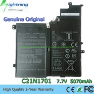 2025 Year Genuine C21N1701 7.7V 5070mAh Notebook Battery for Asus VivoBook S14 S406U S406UA X406UA K