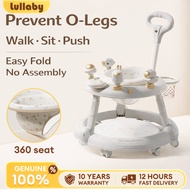 Baby walker 6 month walker baby 360 seat Foldable baby walker 3 in 1 push walker mainan toy gift box