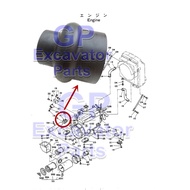 UH083 / UH07-7 HYDRAULIC EXCAVATOR AIR CLEANER AIR HOSE (4127805)
