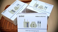 全新Samsung ITFIT 45W Fast Charging Kit White  (Z-ITFITPW28-M),快速充電C to C Led Cabel:
1) USB-C 連接埠充電線{提