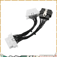 16 Pin OBD2 OBDii OBD2 Splitter Extension Cable One Male to Two Female Y Cable OBD2 Splitter Extensi