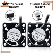 AYellowgod 2510 Fan For Bambu Lab X1/P1 Hotend Cooling Fan With Cable Rapid Cooling Fan For Bambu X1