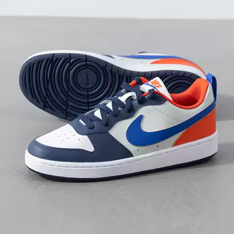 Nike Women's Sports Shoes Court Borough (Gs) Retro Casual Shoes Low-Top Sneakers Dv5456-401