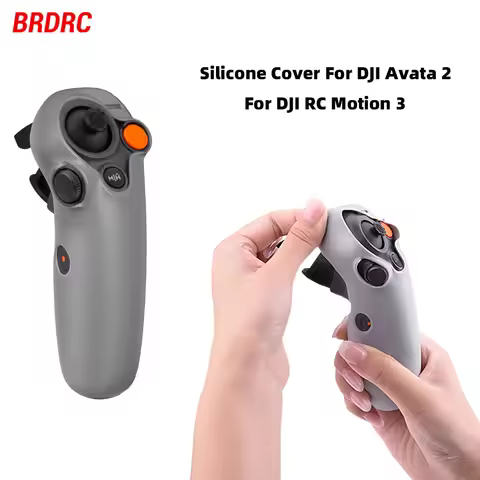 BRDRC Silicone Cover for DJI AVATA 2 RC Motion 3 Joystick Silicone Protective Case Dustproof Scratch