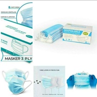 Masker 3Ply 3Ply Biru Masker Disposable Masker Earloop Masker 3 Ply