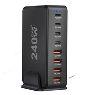 268W Power Adapter 8 พอร์ต Fast CHARGING Station 100W PD QC3.0 สําหรับโทรศัพท์แท็บเล็ตแล็ปท็อป Home