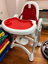 【myheart】折疊式兒童安全餐椅/多功能可調式兒童餐椅
