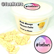 Fonfleurs Slimes 🇸🇬 Rich Mango Cheese Cake Pastel Yellow Glossy Sweet Milk Slime Dessert Fruits Chil