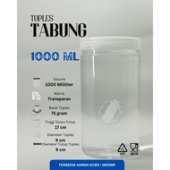 1000ML Tube Jar 1 Liter 60GR Tube Jar/ Plastic Tube Jar/ 1 Liter Plastic Jar/ 1 Liter Snack Jar/ 1 L