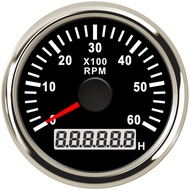Universal 52mm Tachometer RPM Gauge 0-3000RPM 0-4000RPM 0-6000RPM 0-8000RPM with Red Backlight for A