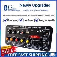 Bluetooth Audio Amplifier Board Bluetooth Amplifier D10/D10-Ⅱ 220V 12V 24V with Built-In Subwoofer a