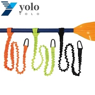YOLO Kayak Paddle Leash Water Sports Kayak Accessories Anti-lost Lanyard Elastic Fishing Rod Tie Rope Kayak Rod Belt