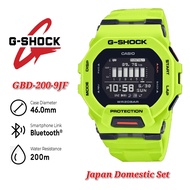 (Japan Set) Casio G-Shock G-Squad GBD-200-9JF Yellow-Green Resin Band Men Sports Watch - GBD-200