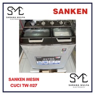 SANKEN MESIN CUCI 2 TABUNG TW1127 - 11KG MESIN CUCI 2 TABUNG