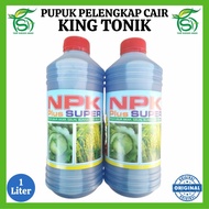 KING TONIK 1 Liter - Pupuk Cair NPK Plus Penyubur Daun Bunga dan Buah