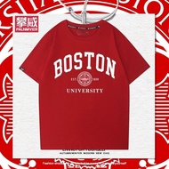 2026 Fashion 2026Boston University Boston University Merchandise Short-Sleeved Male Female Students 
