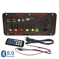 (ส่งจากกรุงเทพ)D100 D300 แอมป์บลูทูธ แอมป์จิ๋ว เครื่องขยายเสียง 100w 300W 2ch บลูทูธ usb ฟังชั้นครบ