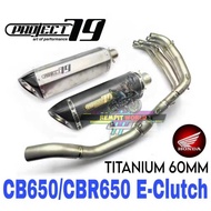 Project79 Exhaust Honda CBR650 CB650F E-CLUTCH Full System QPM06TT MOTOR E CLUTCH CBR 650 CB650F E-C