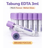 Focus Tube EDTA Blood Tube EDTA Glass 3 ML