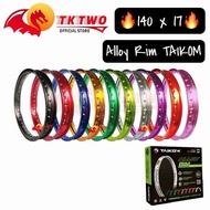 TAIKOM Alloy Rim 140x17 Rim Aloi Hitam Biru Purple Hijau (2 pcs) "TK2"