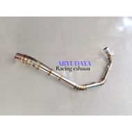 Underbone exhaust neck Sonic 150 underbone exhaust pipe Sonic 150 underbone exhaust sonic exhaust Su